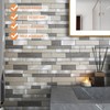 VAOVI Linear Mosaic Backsplash Peel and Stick Tile for Stove,Subway