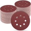 POTUINOM 100 PCS 5 Inch Sanding Discs 150 Grit, Round