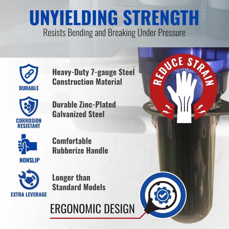 Superb Wrench SPBW-1 Heavy Duty Metal Water Filter Housing Wrench