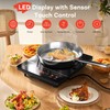 Traenvir Single Burner Electric Cooktop, Portable Electric Stove One Burner,