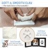 MYPAWLETS Ink&Clay Paw Print Kit Keepsake,Inkless Ink Pad & Soft