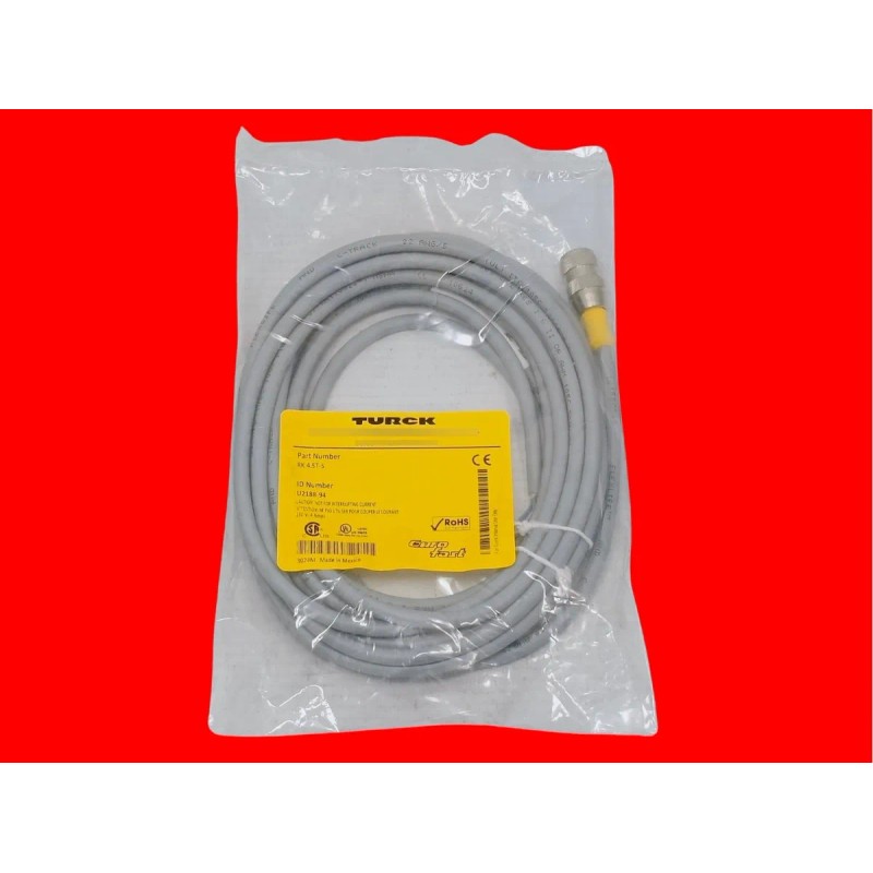 Turck Rk 4.5t-5 U2188-94 Cable De Actuador 5-pin