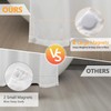 Waterproof Fabric Stall Shower Curtain Liner Long 36 x 78
