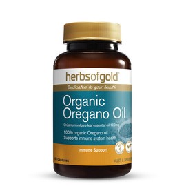 Herbs of Gold Organic Oregano Oil, 60 capsules