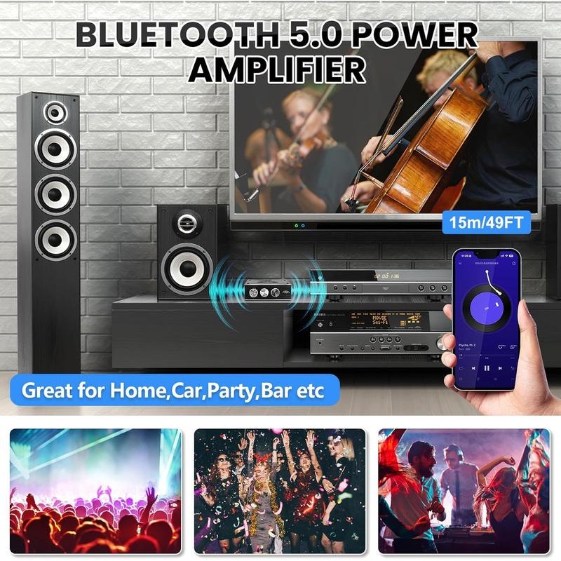 Wuchi Studio ZK-1602T Mini Amplifier | 160W×2 Stereo Power |