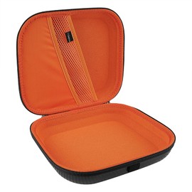 Geekria Shield Case Compatible with B&O Beoplay H95, H9 3rd Gen, H9i, H8, H8i, H6, H4, H2 Headphones, Replacement Protective Hard Shell Travel Carrying Bag with Cable Storage (Black)