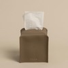 OLETHA Square Tissue Box Cover - Aesthetic Desk Decor for
