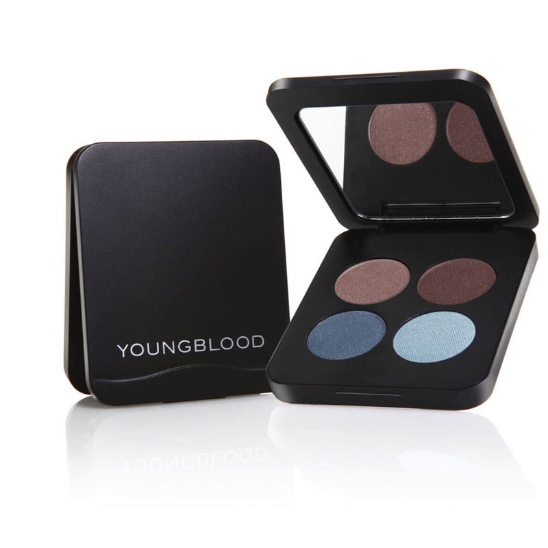 Youngblood Pressed Mineral Eyeshadow Quad 4g (Various Shades), Starlet
