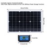 Solar Battery Charging Panel 50W Monocrystalline DC 18V Portable Solar
