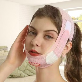 Chin Lift,Facial Slimming Strap Double Chin Reducer - Face Lifting Belt Chin Strap V Lines Lifting Belt Reusable Double Chin Reducer Eliminator For Women Men