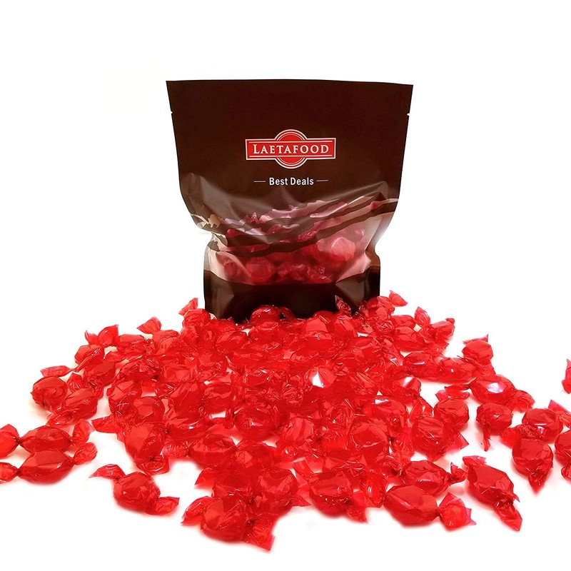 LaetaFood Arcor Cinnamon Discs Hard Candy, Red Wrap (1 Pound