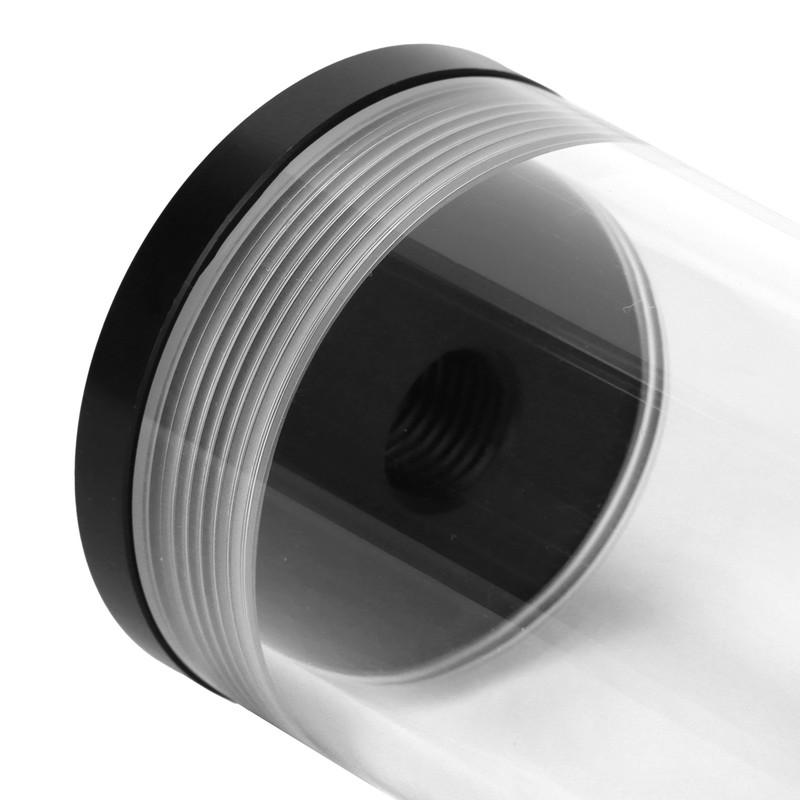 Water Cooling Tank Acrylic Cylindrical 3‑Hole G1/4 Thread Reservoir Computer