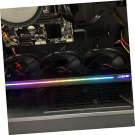 LABRIMP Graphic Card Cooler Argb Pin Air Cooling Device for Computer Chassis Pci Auxiliary Graphics Card Fan with RGB Light Effect High Performance Easy to Install Reduces Noise and