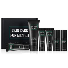 Men's Face Care Kit - Skincare Gift Set - Anti-Aging Routine Kit, Unique Gifts for Him