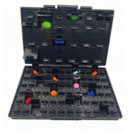 AideTek BOXALL96AS 96 Compartments Anti-static ESD Safe Empty Enclosure SMD SMT IC diode Parts Organizer Transistor