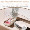 Pill Cutter, New Adjustable Pill Cutters Splitter for Small &