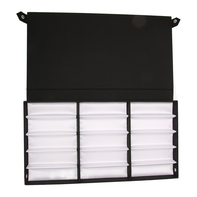15 Grids Sunglasses Organizer Nylon Cloth Multifunctional Jewelry Eyeglass Storage