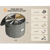 Vailando Shoe Organizer for Closet - Cylindrical Shoe Storage Organizer