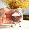 HDCRYSTALGIFTS 3D Lightning Cloud Crystal Decorative Ball Paperweight with Free