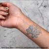 4 x 'Forget Me Not' Temporary Tattoos - Water Resistant,