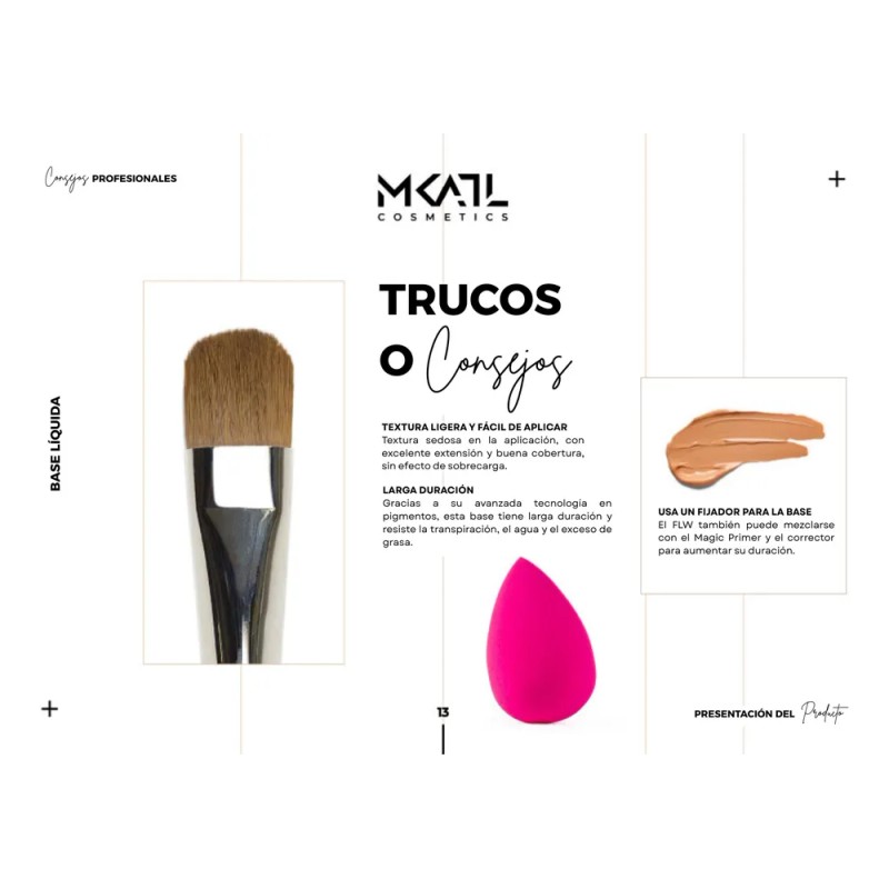 Atelier Base De Maquillaje Contra Agua Flw3y Yellow Medium