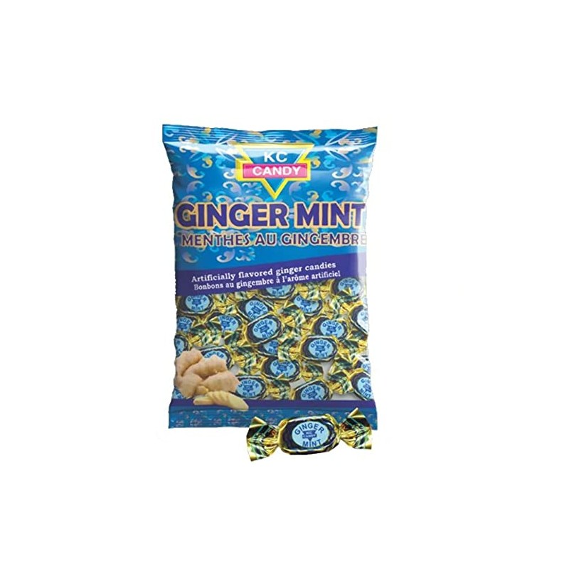 KC Candy Ginger Mints 90g (Pack of 3)