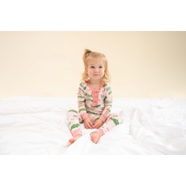 Mud Pie Girls Pajamas, Pink Golf