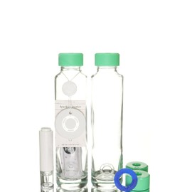 Relief Natural Carbonation System with Probiotic-Enhancing Cap and 12 Strain Lactobacillus Starter (Spring Bouquet, 375ml (12oz) - 2 Bottles)