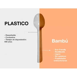 Caravian Juego de Cubiertos Portatiles de Bambu Portátil, Juego de Cubiertos de Camping de Viaje, Utensilios Portátiles de Bambu Ecologico (incluye: Cuchillo de bambu, Cuchara de Bambu, Tenedor de Bambu, Popote de Bambu y Limpiador )
