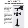 AcuRite Replacement Wind Cups Atlas Weather Sensor, Black
