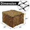 Dayimado Large Round Bale Hay Net, 6x6 Ft Sturdy Hay