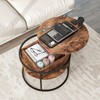 HOJINLINERO Round Lift Top Coffee Table,Coffee Tables Living Room,Black Coffee