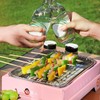Charcoal Grill Single Use Compact Detachable Stainless Steel Portable Barbecue