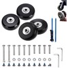 54mm 4PCS Luggage Suitcase Replacement Wheels for Trolley Case Travel