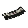VINGTAINE H-789 Velvet Stone Barrette Hair Clip, Rhinestone Hair Accessory