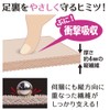 Alphax Heel Protection Heel Impact Cotton Blend Cushion Supporter, Beige,