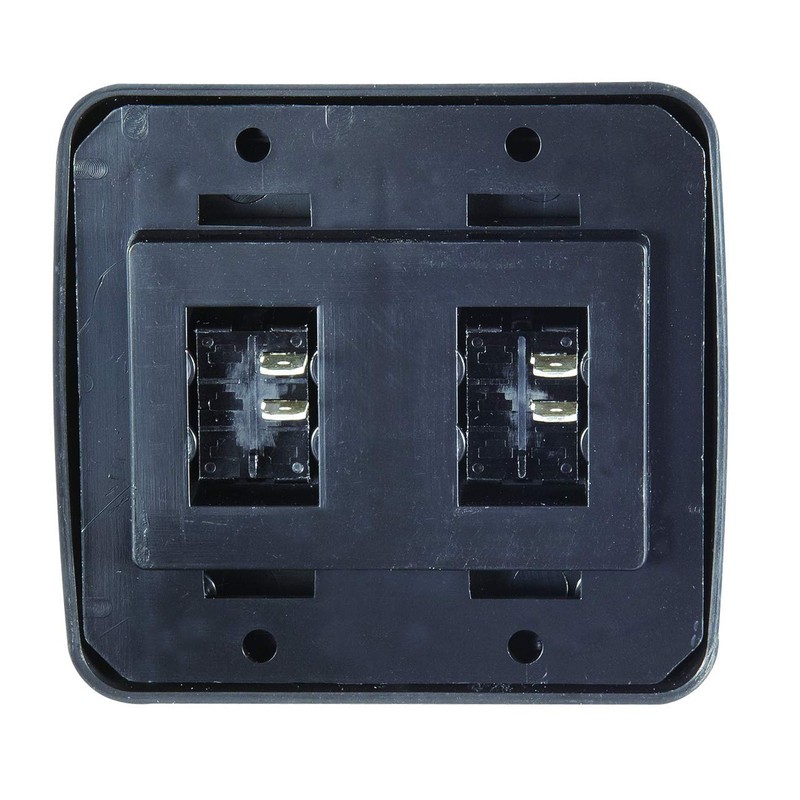 RV Designer S523, Contoured Wall Switch, Includes Base and Bezel,