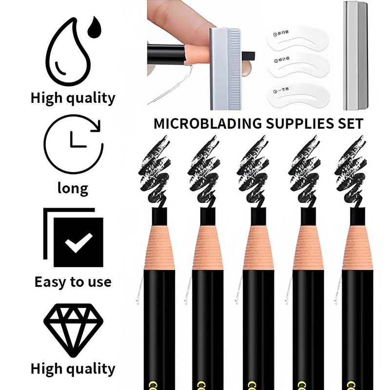 BDEPSTR Eyebrow Penci, Multicoloured Eyebrow Pencil for Emphasized and Exactly
