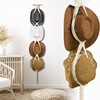 Yulejo Macrame Hat Hangers Boho Hat Rack Cowboy Hat Hanger