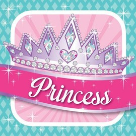 Creative Converting Sparkling Princess Pink Fancy Girls Kids Birthday Party Paper Luncheon Napkins