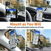 1Zero Solid Car Truck Phone Mount Holder with 14-Inch Gooseneck