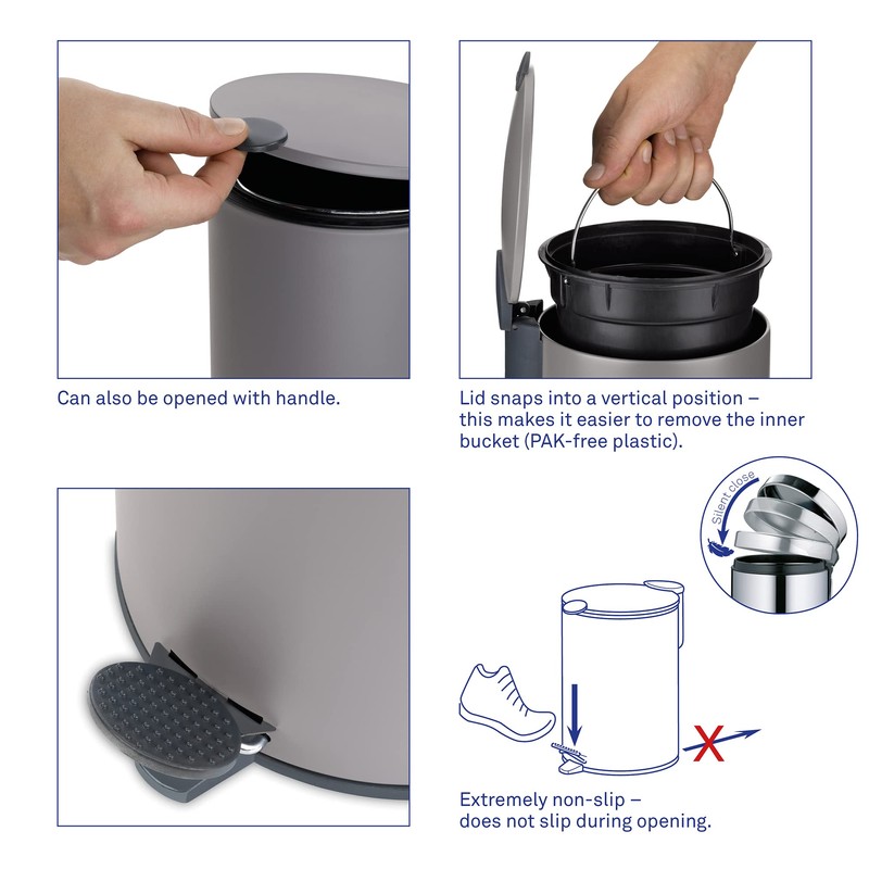 Kela Bin, Stainless steel, Silver, one Size