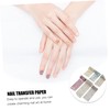 Healeved 18pcs Marble Pattern Nail Art Transfer Stickers Decorative Manicure