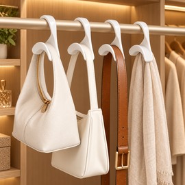 10-Piece Hanger Connector Hooks for Closet Organization – Space-Saving Accessory Hangers for Wardrobes