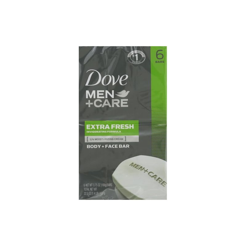 Dove Men+Care Body and Face Bar, Extra Fresh 4 oz,