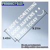 DUSCOKE Cute Car Sticker Decal with Smiley Face, I Hope