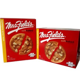 Mrs. Fields Cookies, White Chunk Macadamia, 8 -Count Cookies (Pack of 2)