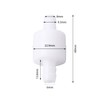 ECSiNG 4Pcs 8mm One Way Check Valve One-Way Air Water