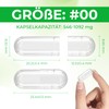 AngtaiJN Empty Vegan Capsules, 00 (Pack of 100), Empty Capsules