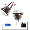 RUNCCI-YUN 4 Pieces 16mm Momentary Push Button Switch Waterproof Push